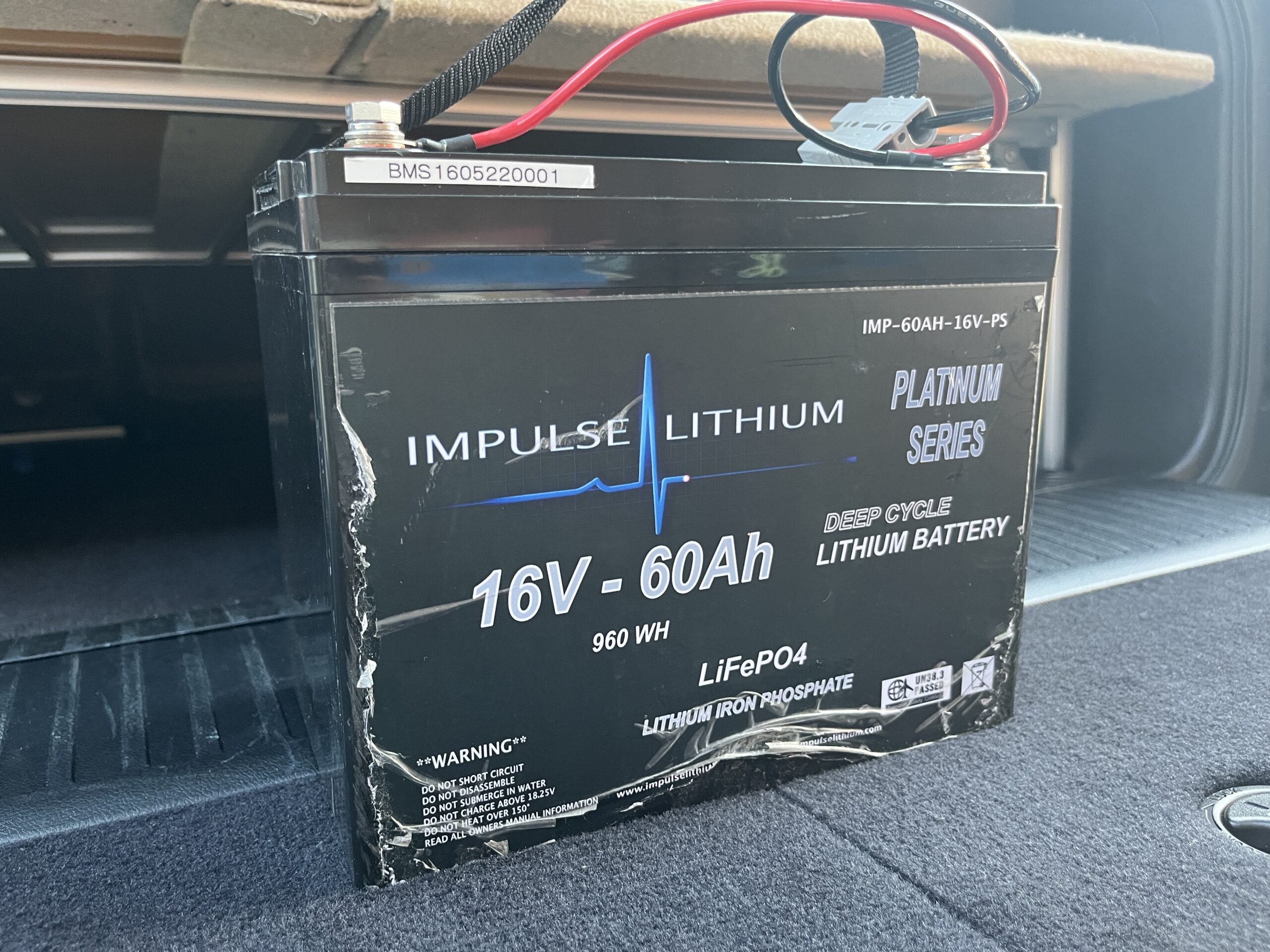 Impulse Lithium 16v 60Ah Platinum Series - Lithium Battery